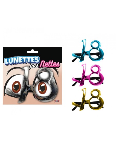Lunettes anniversaire 18 ans