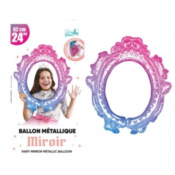 Ballon cadre miroir princesse