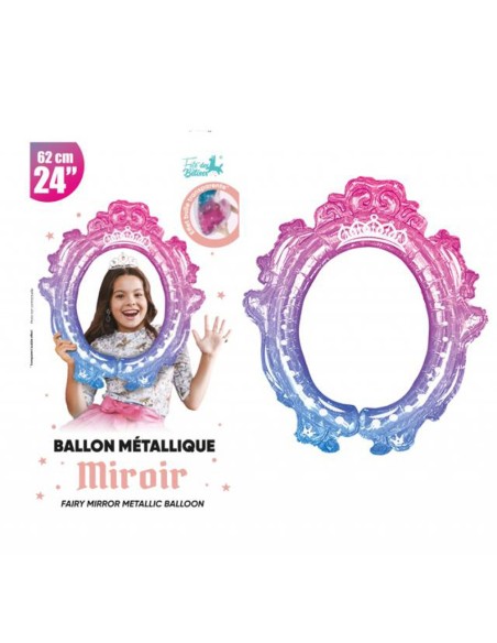 Ballon cadre miroir princesse