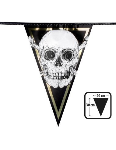 Guirlande fanions pirate 4m