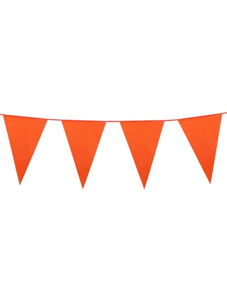 Guirlande fanions orange 10m