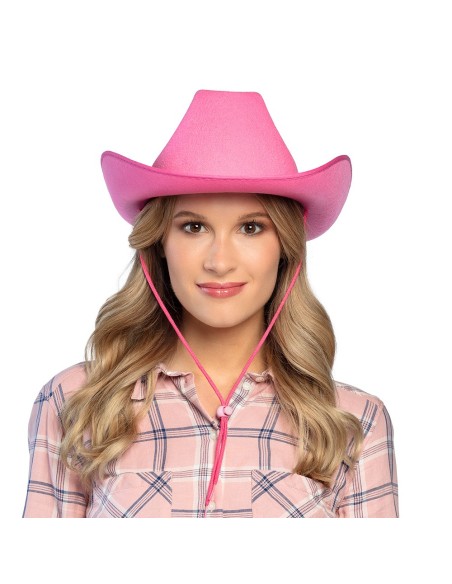 Chapeau cow-girl rose