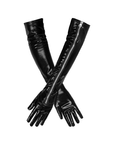 Paire de gants kinky avec fermeture éclair