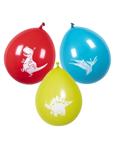 6 ballons dinosaure