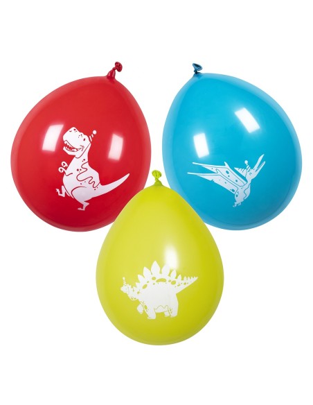 6 ballons dinosaure