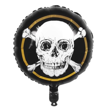 Ballon pirate tête de mort