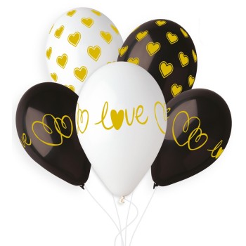 5 ballons love
