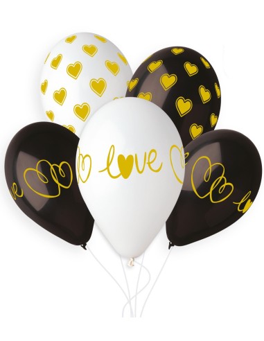 5 ballons love