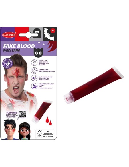 Tube de faux sang