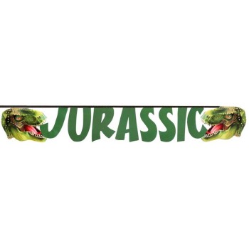 Guirlande jurassic dinosaure 5m