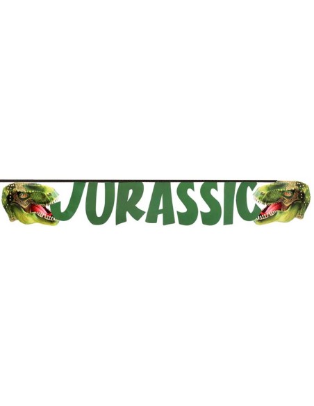 Guirlande jurassic dinosaure 5m