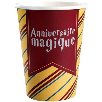 10 gobelets anniversaire sorcier