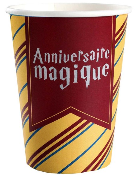 10 gobelets anniversaire sorcier