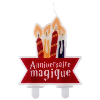 Bougie anniversaire magique sorcier