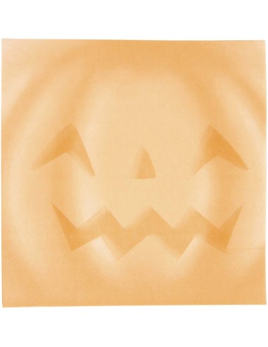 16 serviettes citrouille pastel