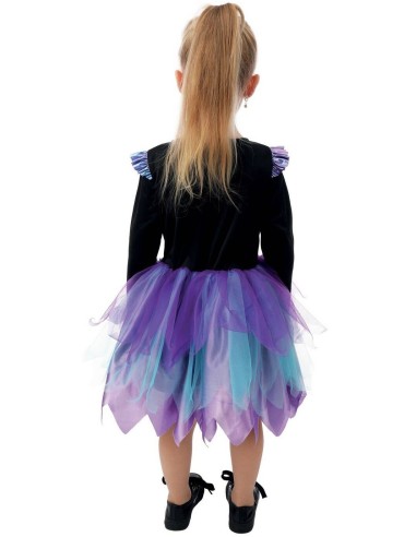 Déguisement squelette fille irisé