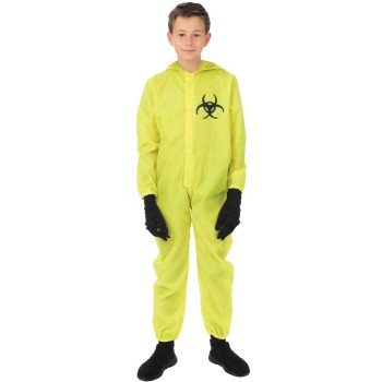 Déguisement combi jaune danger biologique