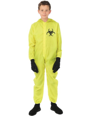 Déguisement combi jaune danger biologique