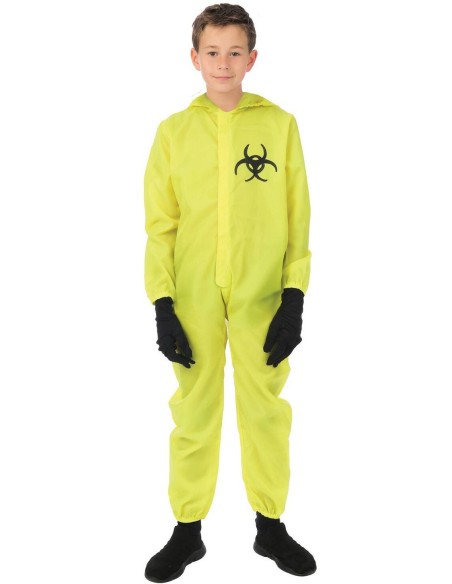 Déguisement combi jaune danger biologique