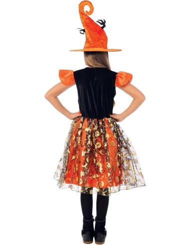 Déguisement enfant sorcière citrouille