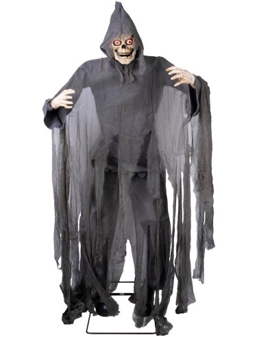 Squelette géant décoration animée et sonore pour Halloween