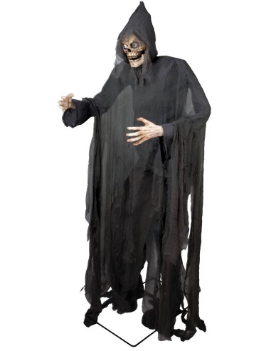 Squelette géant décoration animée et sonore pour Halloween