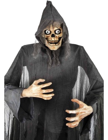Squelette géant décoration animée et sonore pour Halloween