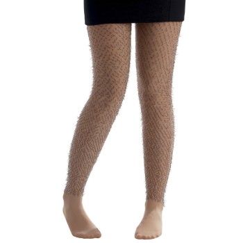 Collants avec poils