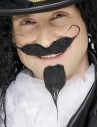Moustache mousquetaire noire