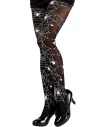 Collant avec motifs toiles d'araignée
