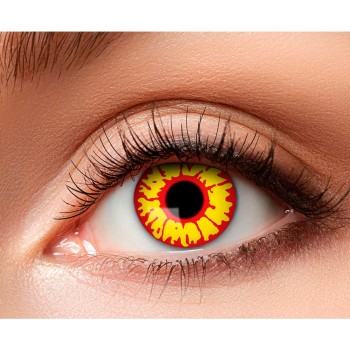 Lentilles orc jaune et rouge à Lille