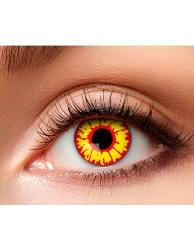 Lentilles orc jaune et rouge à Lille