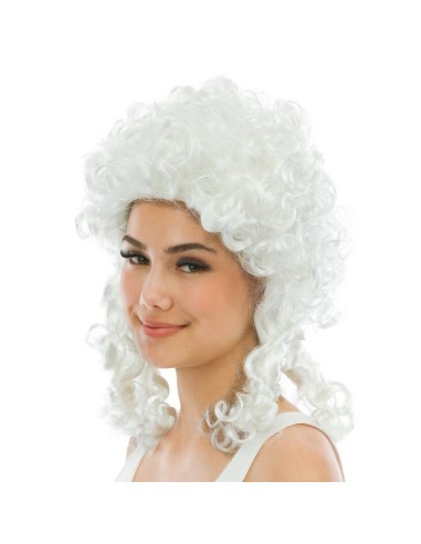 Perruque marquise frisée blanche à Lille
