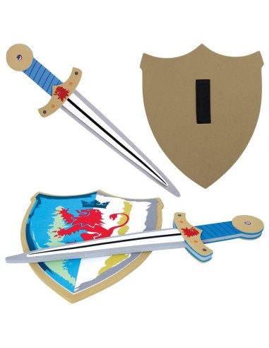 Set accessoires chevalier enfant épée et bouclier moyen-âge à Lambersart