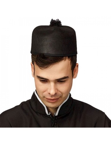 Chapeau de prêtre coiffe de religieux chez Méga Fête