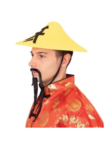 Chapeau asiatique jaune