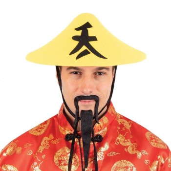 Chapeau asiatique jaune