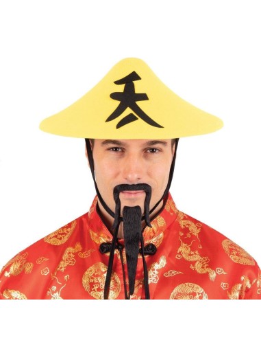Chapeau asiatique jaune