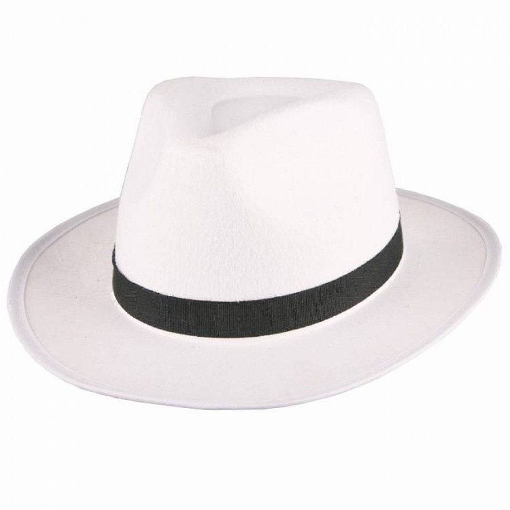 Chapeau borsalino blanc