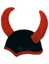 Coiffe de diable avec cornes