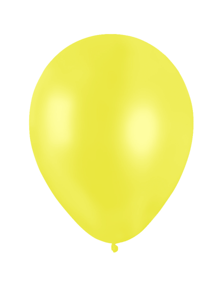Ballon latex jaune