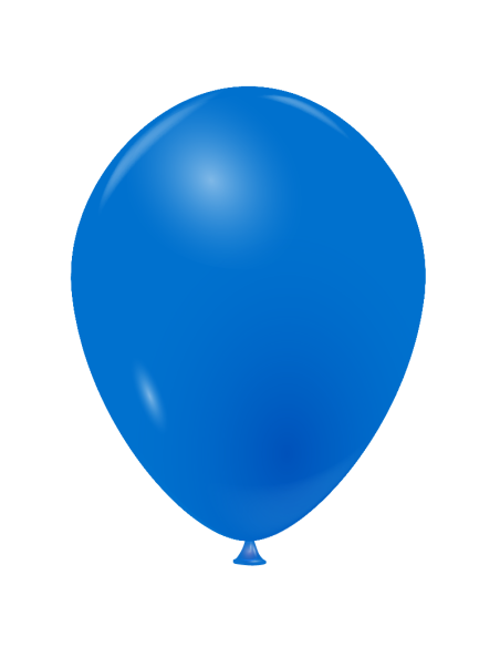 Ballon latex bleu