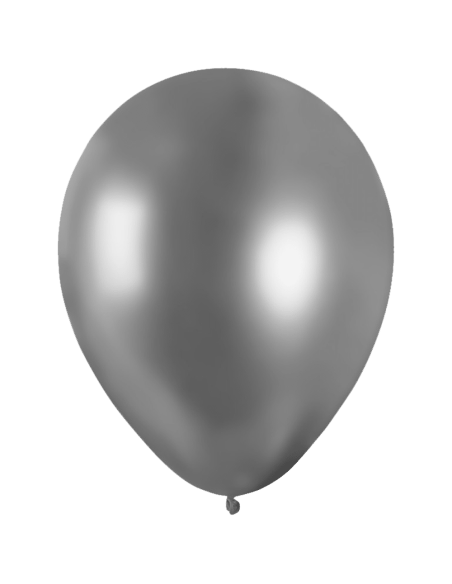 Ballon latex argent
