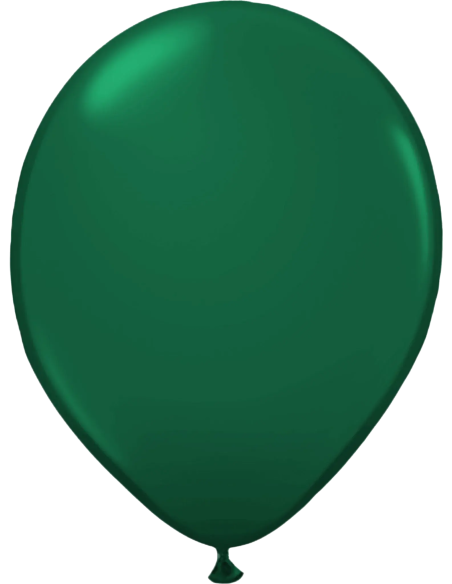 Ballon latex vert sapin