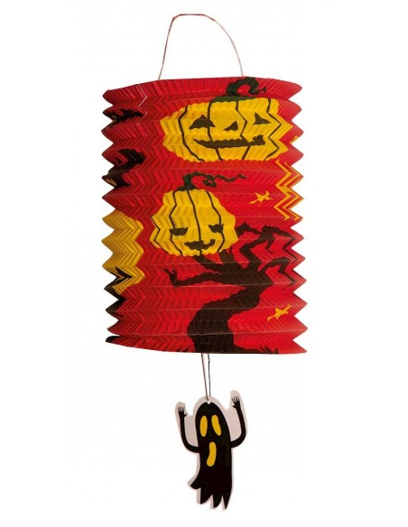 Lampion Halloween motif citrouilles