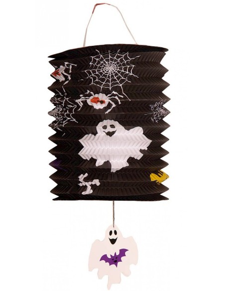 Lampion décoré motifs Halloween