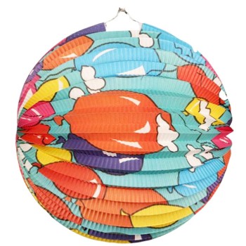 Lampion rond motifs ballon
