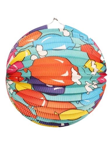 Lampion rond motifs ballon