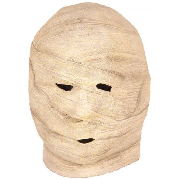 Masque de momie latex avec bandages pour déguisement Halloween