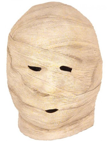 Masque de momie latex avec bandages pour déguisement Halloween